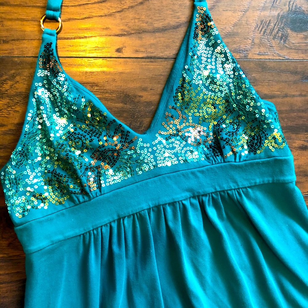 Victoria’s Secret bra top sequin dress